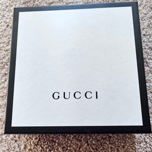 Gucci White and Black Box Gucci authentic gift box only